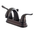 Furnorama 4 in. Yosemite Centerset Two Handle Lavatory Faucet; Oil Rubbed Bronze FU342044